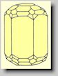 Kristallform von Beryll