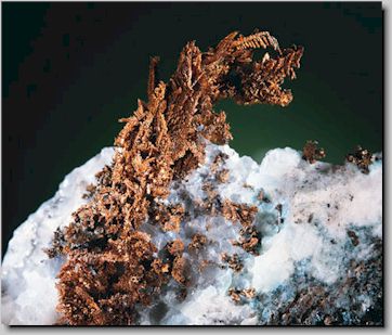 Copper, dendritic growth