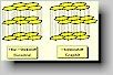 Fig. 2. Crystal structure of boron nitride and graphite