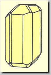 Crystal habit of Aenigmatite