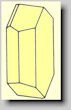 Kristallform von Albit