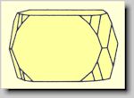 Crystal habit of Anhydrite