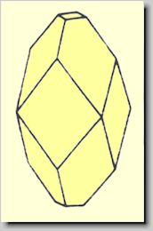 Kristallform von Apophyllit