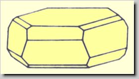 Crystal habit of Brucite