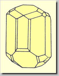Kristallform von Colemanit