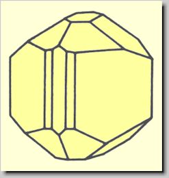 Kristallform von Datolith