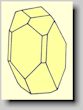 Kristallform von Diopsid