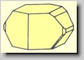 Crystal habit of Gadolinite