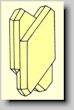 Crystal habit of Gypsum