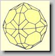 Kristallform von Gold