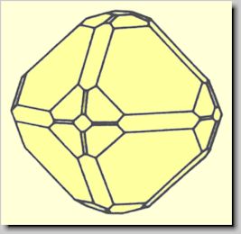 Kristallform von Magnetit