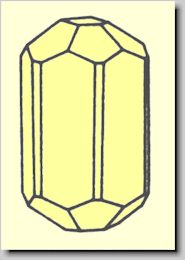 Kristallform von Milarit