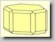 Kristallform von Nephelin