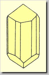 Kristallform von Phenakit