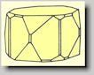 Crystal habit of Phosgenite