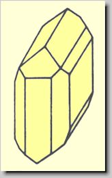 Kristallform von Sapphirin