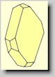 Crystal habit of Stilbite