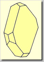 Kristallform von Stilbit