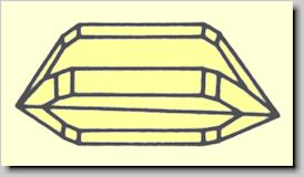 Crystal habit of Tridymite