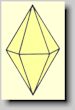 Kristallform von Witherit