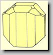 Kristallform von Wolframit